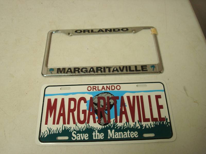 lot 68 image: Margaritaville License Plate