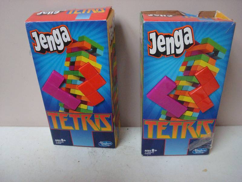 lot 73 image: Two Jenga Tetris Games, Used, A Few Pieces May Be Missing