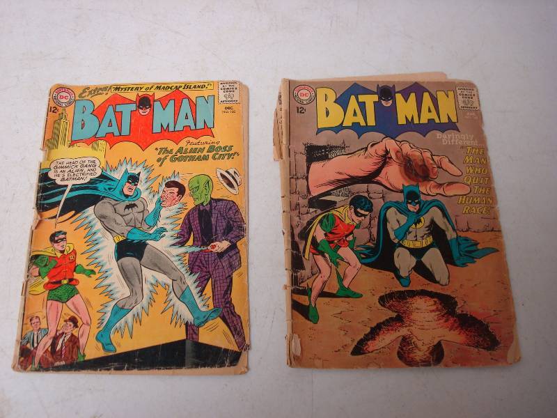 lot 79 image: Two 1960s Batman Comics, Lots Of Wear