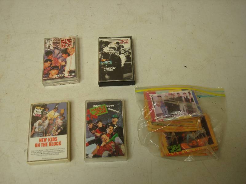 lot 149 image: Lot Of New Kids Cassette Tapes And Cards