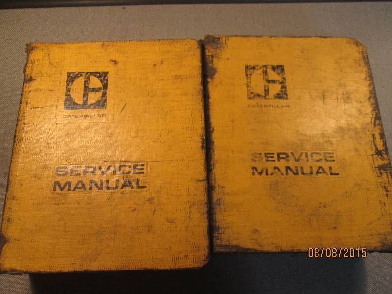 lot of 2 caterpiller service manual...