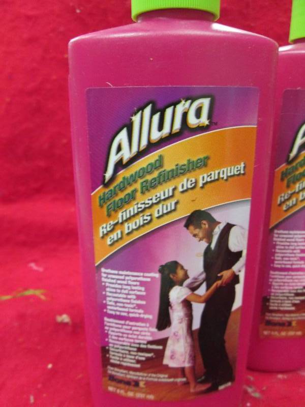 4- Allura Hardwood floor refinisher...