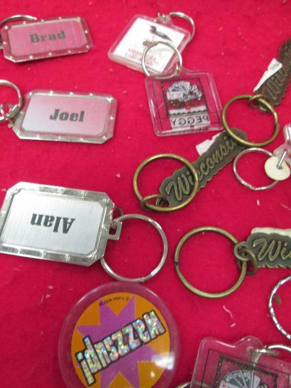 Assortment of key chain some have n...