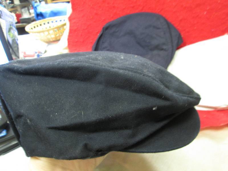 4- hats black, navy, cream...