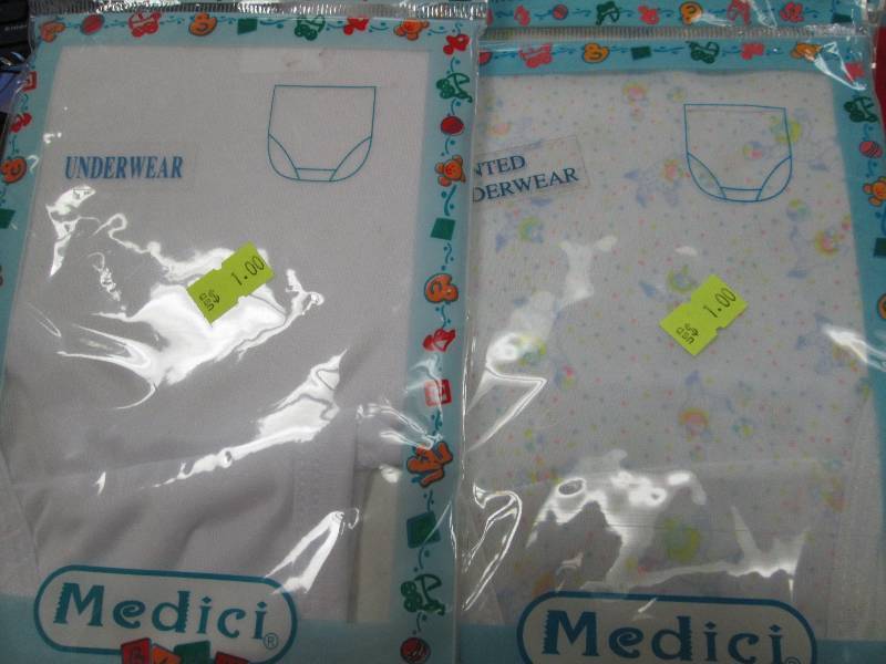 8- Medici Baby underwear some white...