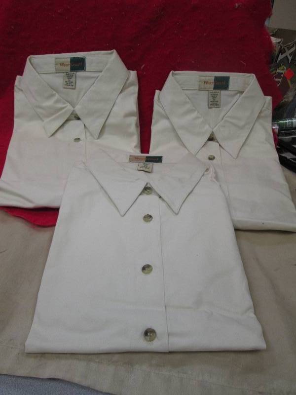 Qty 3 Wear Guard Long sleeves shirt...
