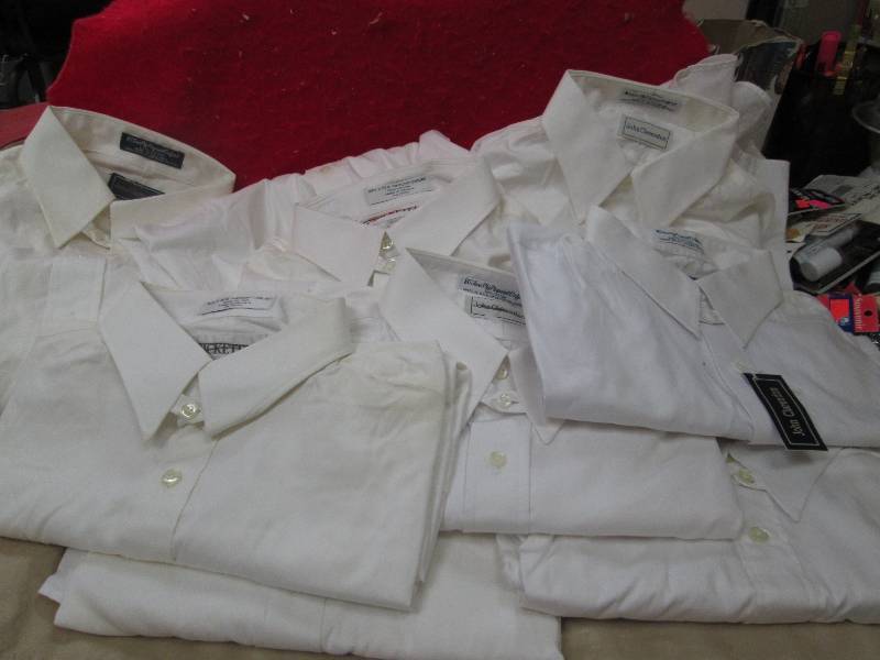Qty 8 John Clarendon long sleeves s...