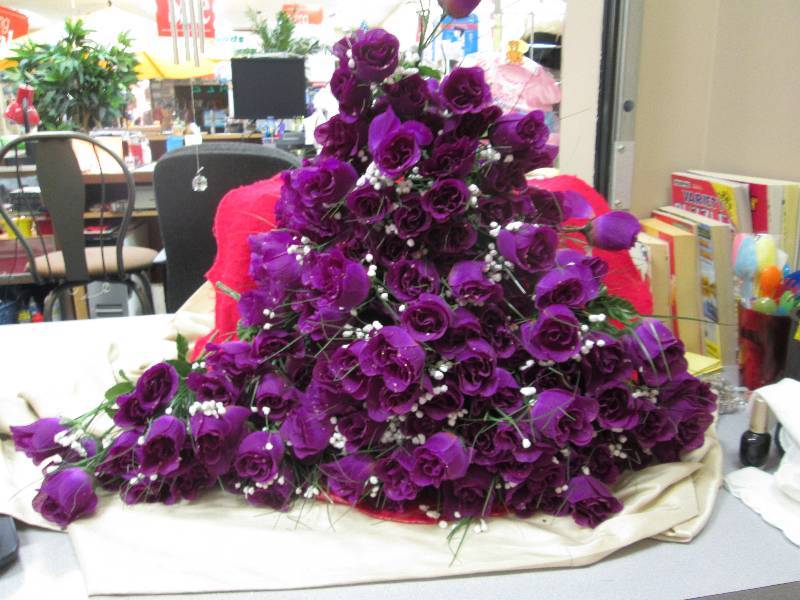 A lot of Purple rose flowers ...