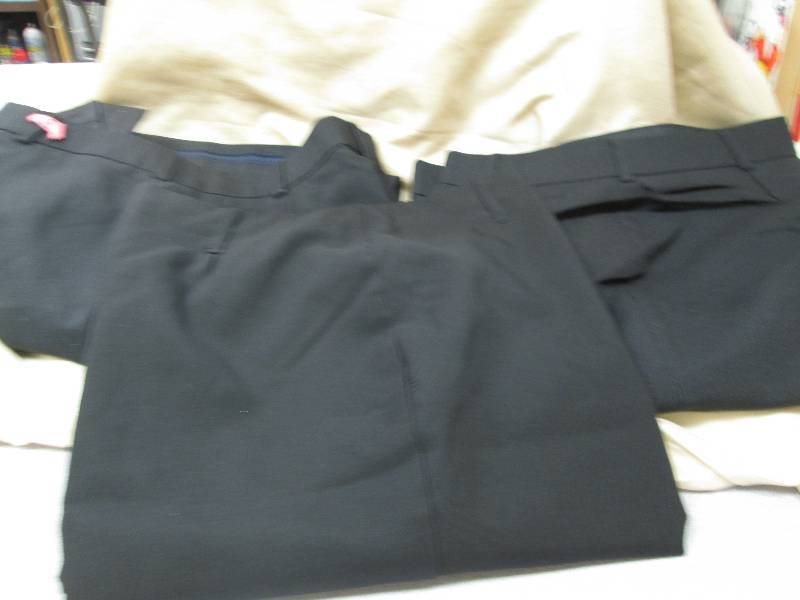 Qty 3 Cintas black dress pants size...