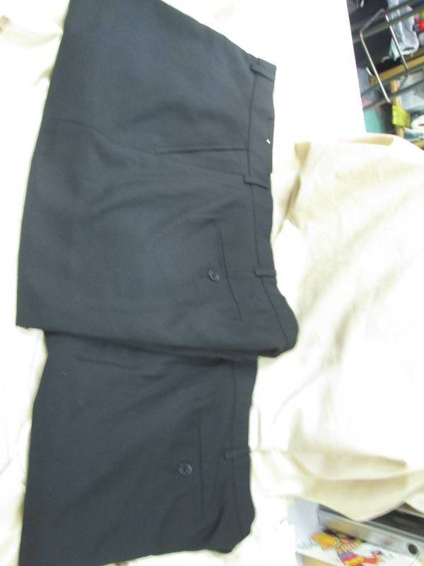 Qty 2 Cintas black dress pants size...