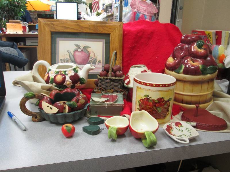 Assortment of decoration with apple...