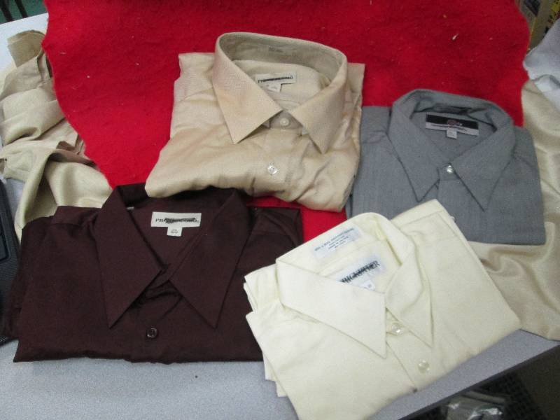 Qty 4  long sleeve shirts Pronto-uo...
