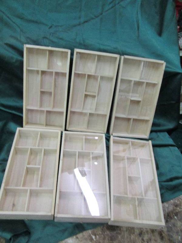 Qty 6  12.5 x 6.5 Memory Box...