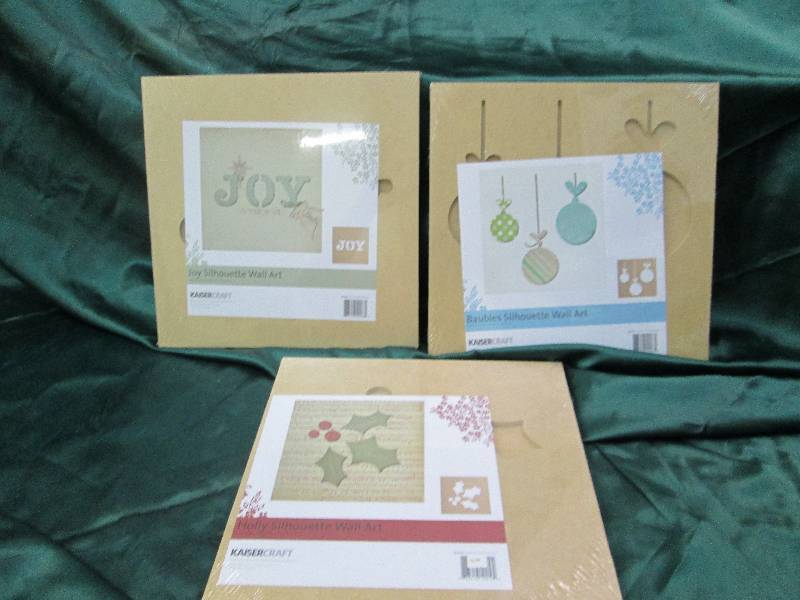 Kaiser craft Holly silhouette wall ...