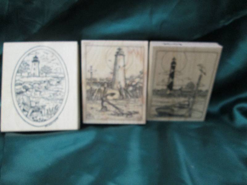 Qty 3 Cape lookout lighthouse, Ocra...