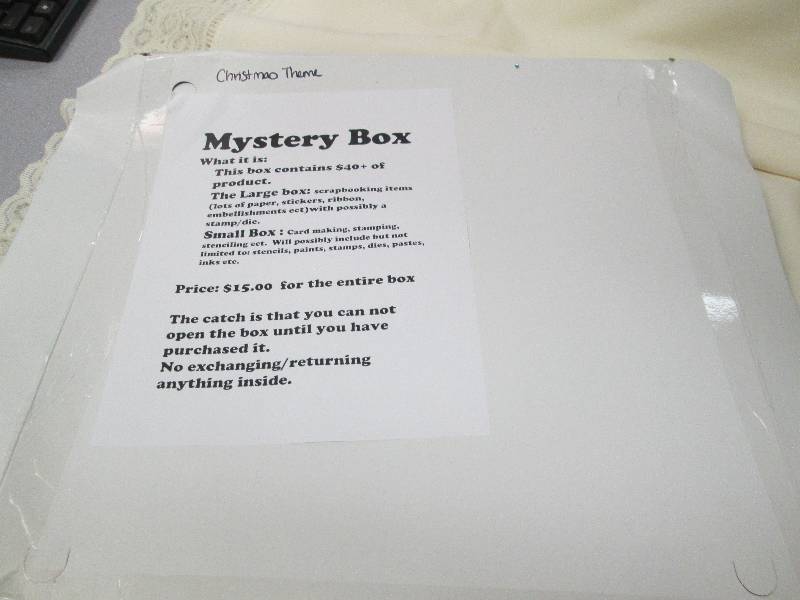 Christmas theme- Mystery Box what i...
