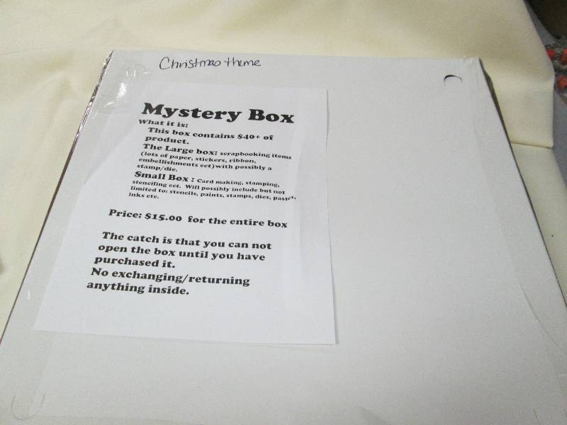 Christmas theme- Mystery Box what i...