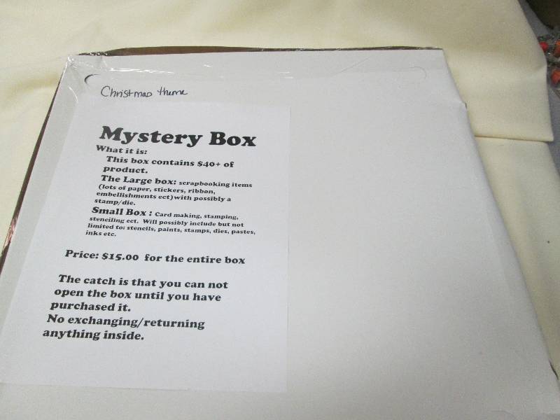 Christmas theme- Mystery Box what i...