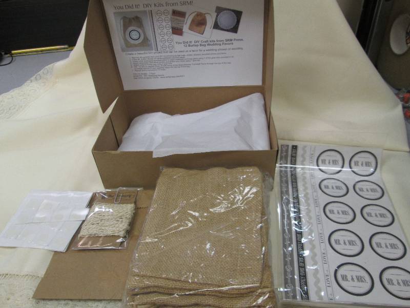 You did it DIY Craft Kit 12 Burlap...