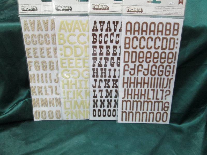 Qty 4 Thickers boardwalk printed ch...