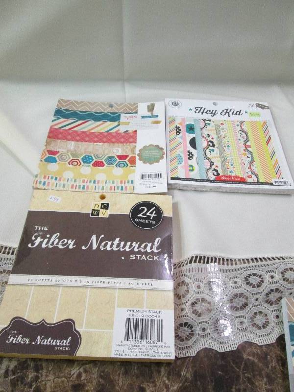 Qty 3 The Pier crate paper, Pink Pa...