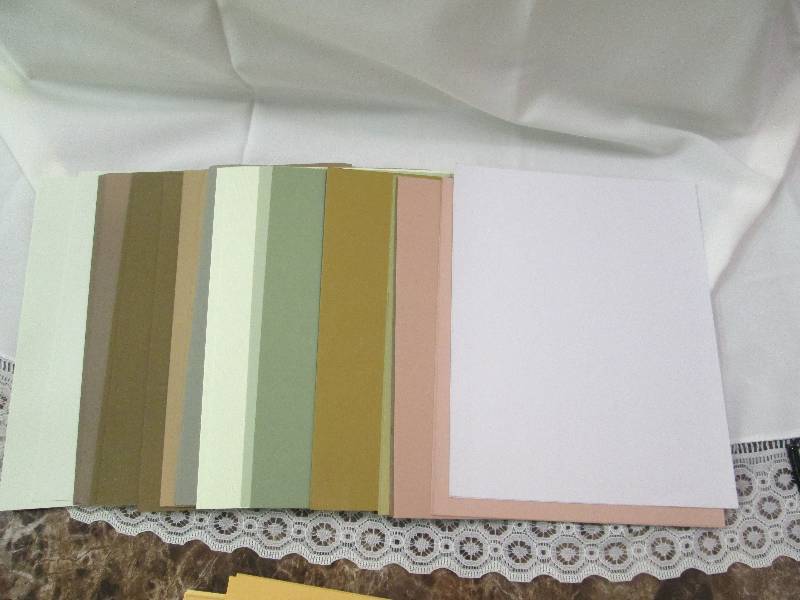 Assortment of colors some are Olive...