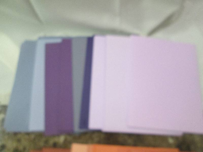 Assortment of colors in purple, pin...