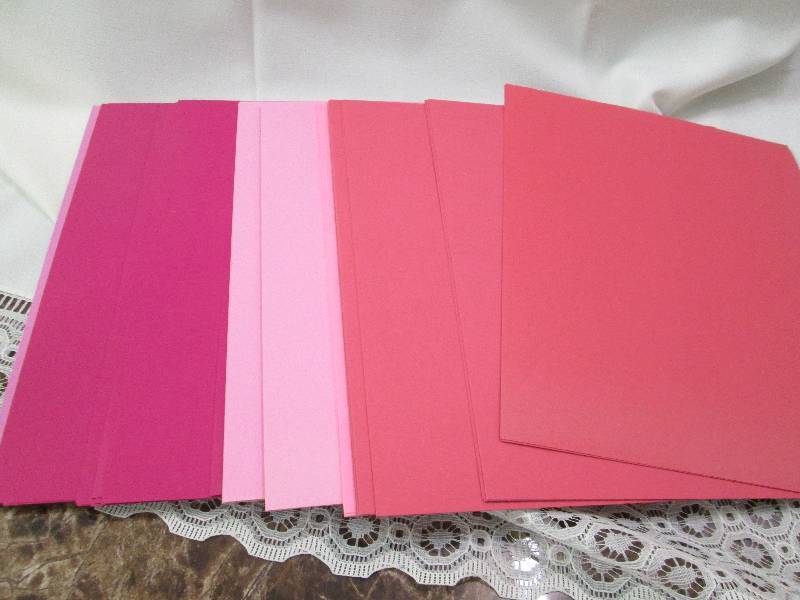 Assortment of color 8.5 x 11...