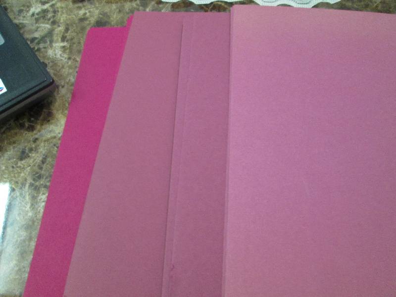Assortment of color 8.5 x 11...