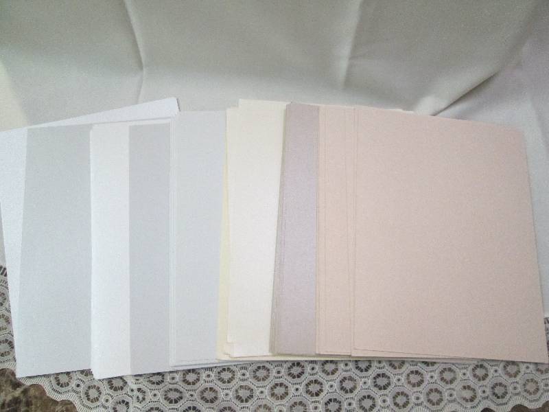 Assortment of color World win paper...