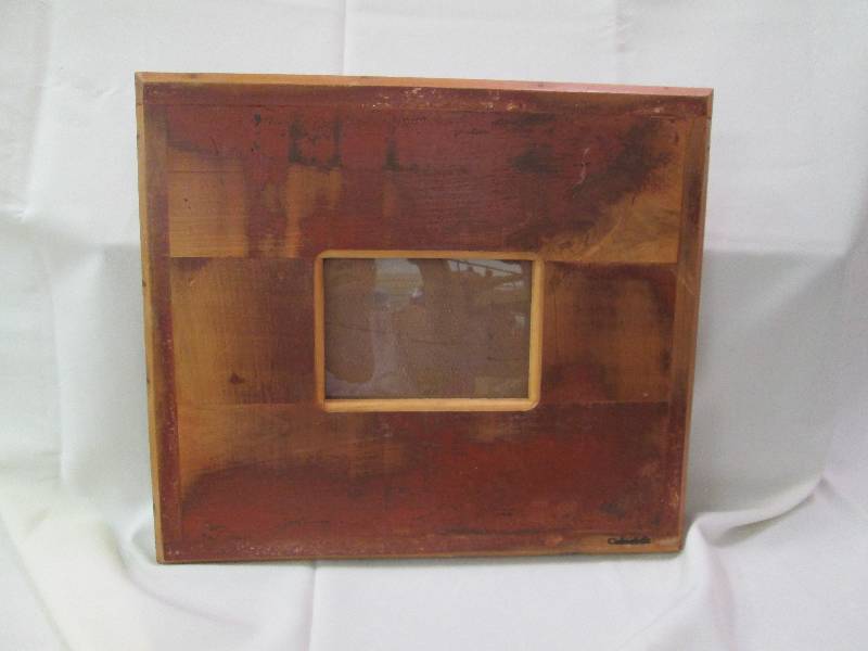 Wooden frame...