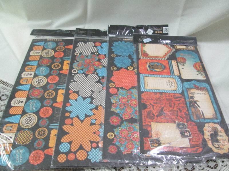 Qty 4 pkg 2 sheet of double-sided c...