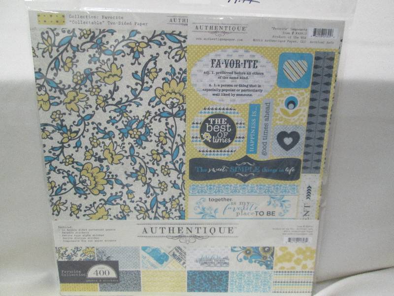 Authentique collection includes 12 ...