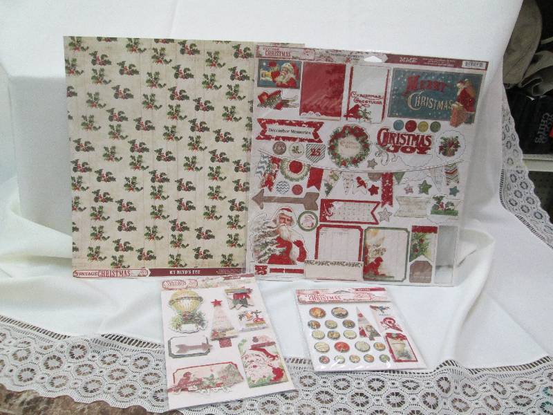 Vintage Christmas My minds eye pape...