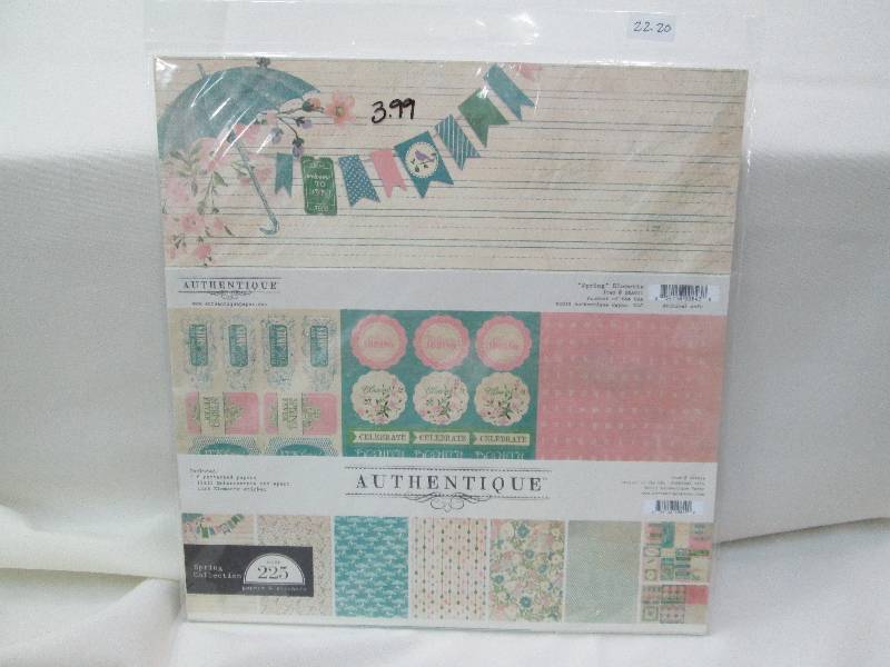 Authentique included 6 patterned pa...