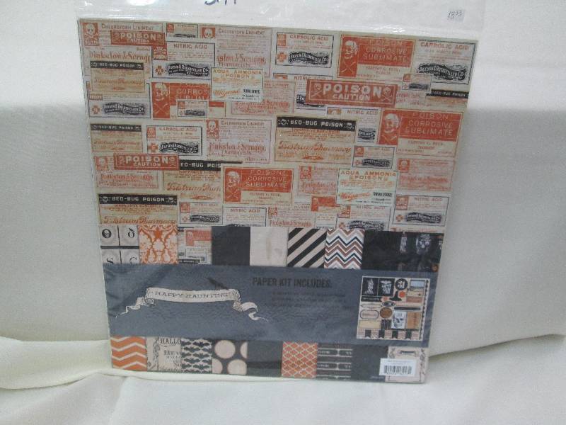Happy Haunting paper kit includes ...