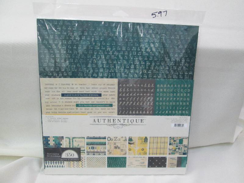 Authentique Included 12 double-sid...