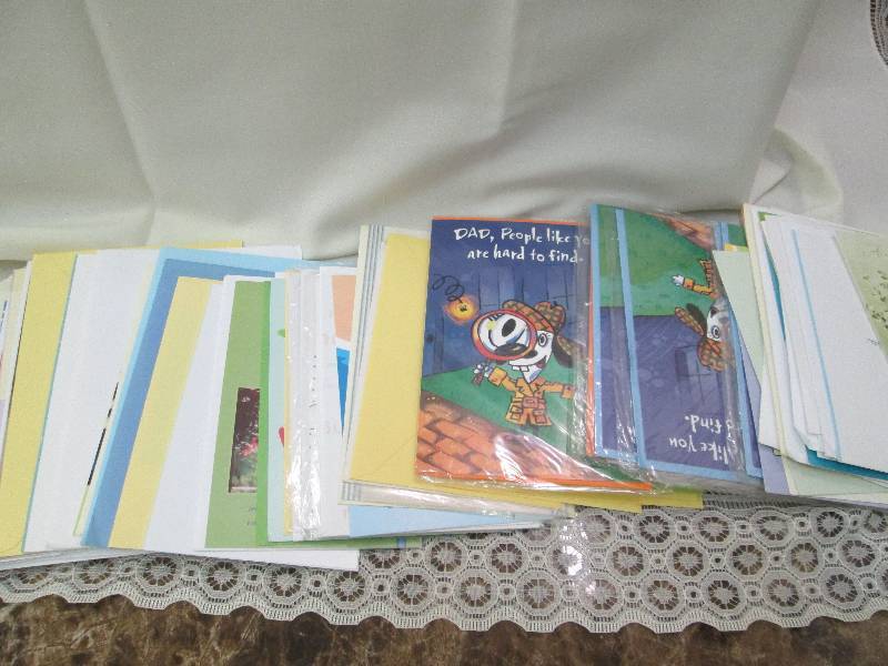 Assortment of greeting cards...