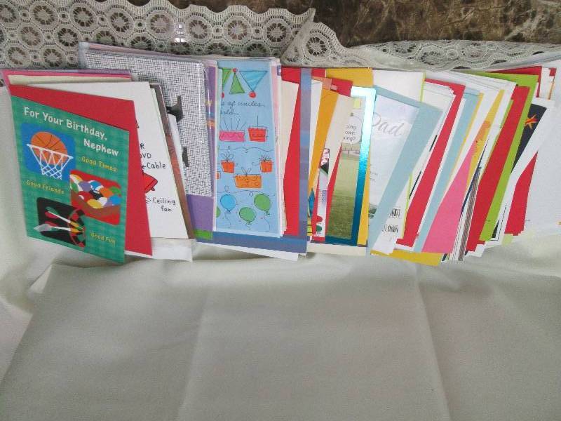 Assortment of greeting cards...