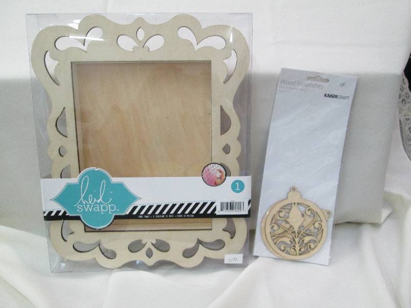 Heidi swapp Wooden frame, and woode...