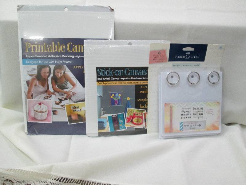 Printable Canvas, Stick-on canvas, ...