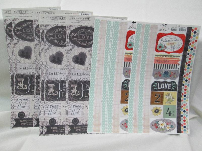 Qty 15 Authentique irresistible cut...