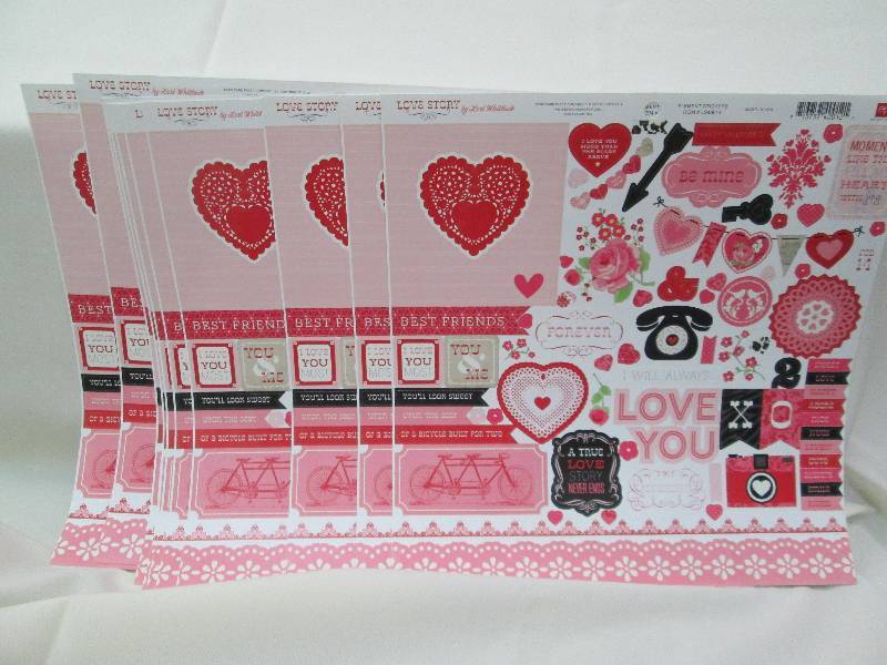 Qty 10 Love story element stickers...