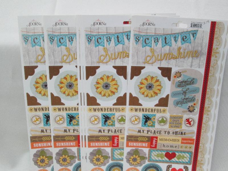 Qty 7 adorn it Scatter sunshine...