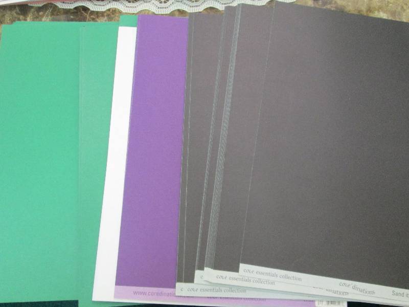 Assortment of paper nightfall, purp...