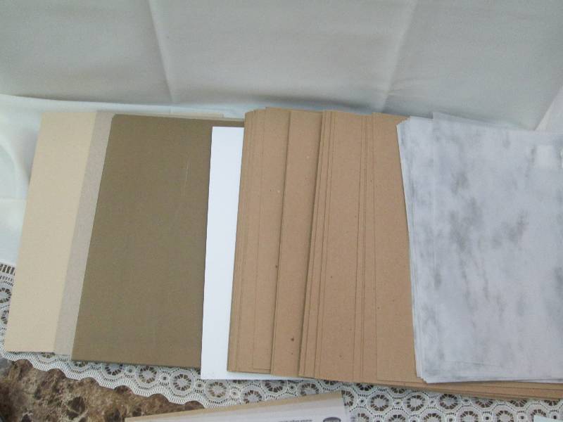 assortment of paper marble gray, ch...