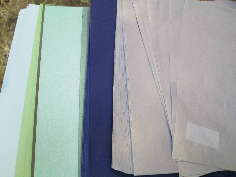 Assortment of paper metallic vellum...