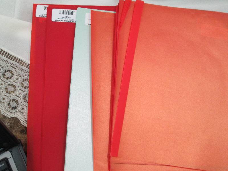 assortment of paper papya, spring l...