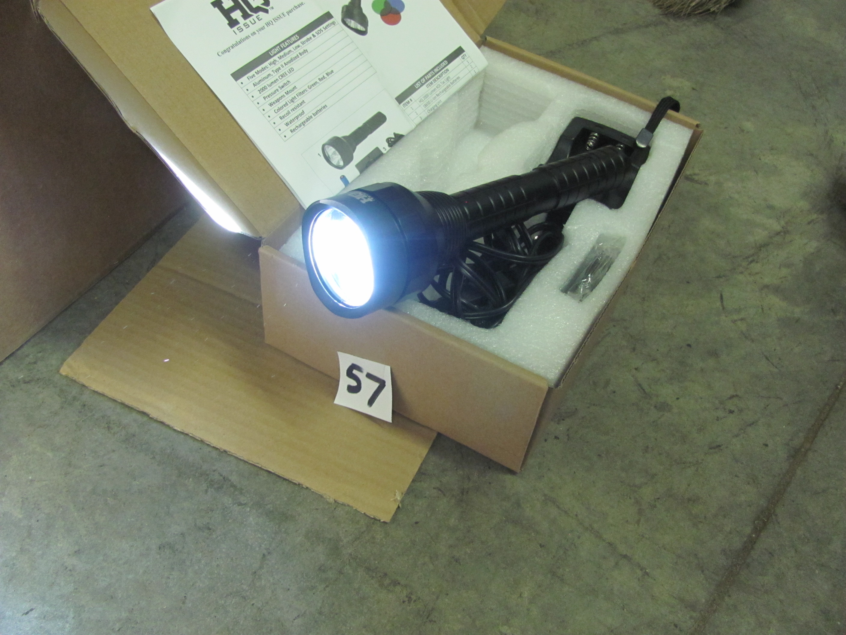 lot 27 image: Tactical Flashlights