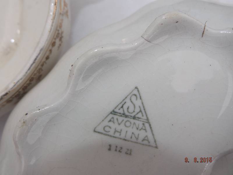 Antique Gravy boat and serving dish